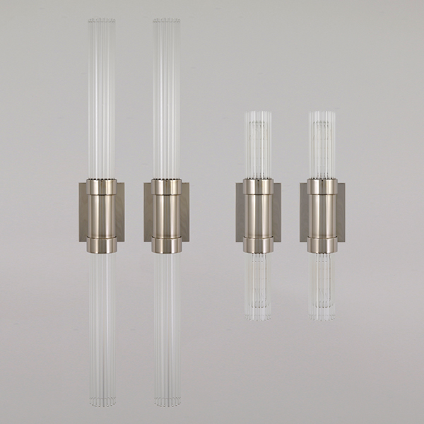 3135a Double Glass Cylinder Short Wall